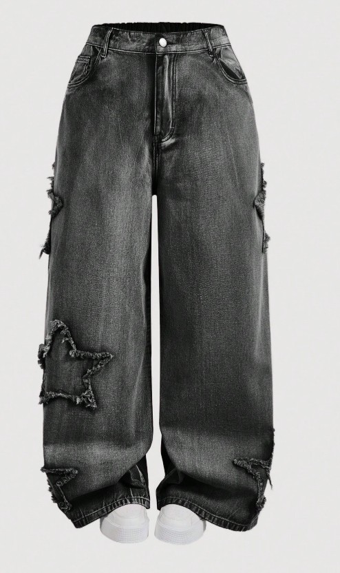 กางเกงยีนส์สีฟอก